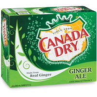 Canada Dry - Ginger Ale 355 mL Cans, 20 Each