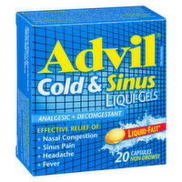 Advil - Cold & Sinus Liqui-gels, 20 Each