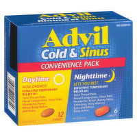 Advil - Cold & Sinus Day Night, 18 Each