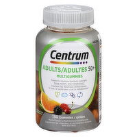 Centrum - MultiGummies Adult 50+ - Cherry Berry & Orange, 130 Each