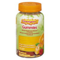 Emergen-C - Gummies -  Orange, Tangerine & Raspberry, 45 Each