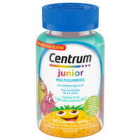 Centrum - Junior MultiGummies, Multivitamin,  Multimineral Supplement, 60 Each