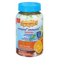 Emergen C - Imm + TA Gummy Orange, 45 Each