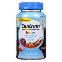 Centrum - Junior MultiGummies, Multivitamin & Multimineral Supplement, 120 Each