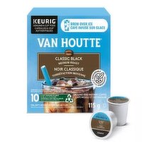 Van Houtte - Classic Black Coffee Brew Over Ice K Cups, 10 Each