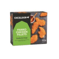 Exceldor - Panko Breaded Chicken Strips, 550 Gram