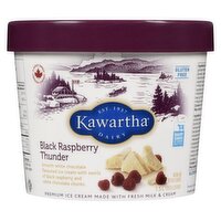 Kawartha Dairy - Black Raspberry Thunder Ice Cream, 1.5 Litre