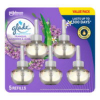 Glade - Plugins Refill Tranq Lavender & Aloe, 5 Each