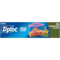 Ziploc - Bags Grip n' Seal Marinade 8 Cups, 24 Each