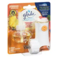 Glade - Plugins Scented Oil Hawaiian Breeze Starter Kit, 1 Each