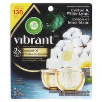 Air Wick - Scented Oil Refill Cotton & White Lotus, 2 Each