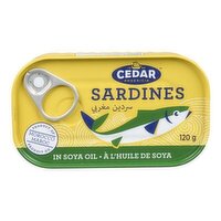 Cedar - Sardines in Soya Oil, 120 Gram