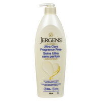 Jergens - Body Lotion - Ultra Care Fragrance Free, 620 Millilitre