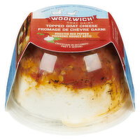 Woolwich - Roasted Red Pepper Topped Goat Cheese, 170 Gram