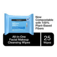 Neutrogena - All in One Makeup Removing Cleansing Wipes, 25 Each