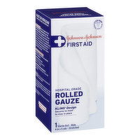 Johnson & Johnson - First Aid Rolled Gauze Wide, 1 Each