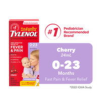 Tylenol - Infants Acetaminophen Suspension Cherry Drops, 24 Millilitre