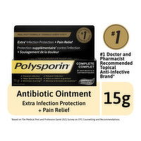 Polysporin - Complete Pain Relief Ointment, 15 Gram