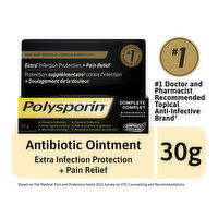 Polysporin - Complete 3 Antibiotics Ointment, 30 Gram