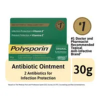 Polysporin - Antibiotic Ointment - Original, 30 Gram