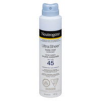 Neutrogena - Ultra Sheer Body Mist Sunscreen Spray SPF45, 141 Gram