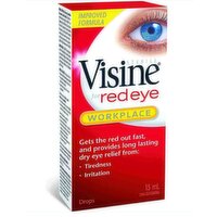 Visine - Workplace - for red eye, 15 Millilitre