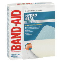 Band-Aid - Hydroseal Thin Extra Large Strip, 3 Each