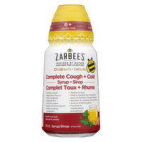 Zarbee's - Children's Complete Cough + Cold Syrup - Grape, 118 Millilitre