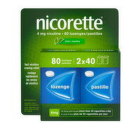 Nicorette - Nicorette Lozenge Mint, 80 Each