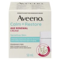 Aveeno - Calm + Restore Age Renewal Cream Sensitive Skin, 50 Millilitre