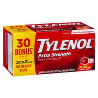 Tylenol - Extra Strength eZtabs 500mg Bonus Pack, 230 Each