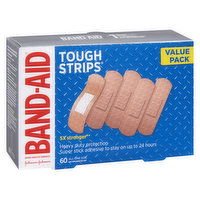 Johnson & Johnson - Tough Strips Bandages Value Pack One Size, 60 Each