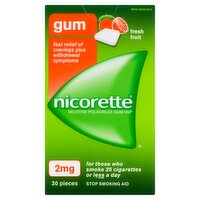 Nicorette - NICORETTE Fruit Gum 2mg, 30 Each