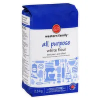 Western Family - All Purpose White Flour, 2.5 Kilogram