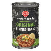 Western Family - Original Refried Beans, 398 Millilitre