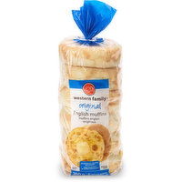 Western Family - English Muffins - Original, 6 Each