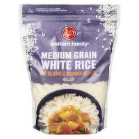 Western Family - Rice Medium Grain - White, 1.81 Kilogram