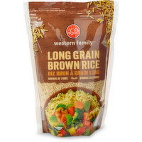 Western Family - Long Grain Brown Rice, 907 Gram