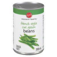 Western Family - Green Beans French Style Cut, 398 Millilitre