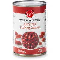 Western Family - Dark Red Kidney Beans, 398 Millilitre