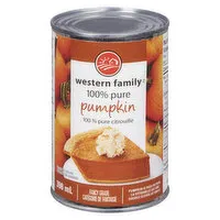 Western Family - 100% Pure Pumpkin Filling, 398 Millilitre