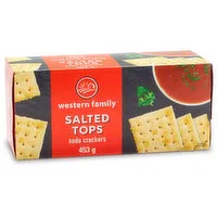 Western Family - Soda Crackers - Salted Tops