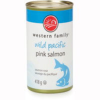 Western Family - Wild Pacific Pink Salmon, 418 Gram