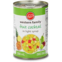 Western Family - Fruit Cocktail In Light Syrup, 398 Millilitre