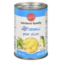 Western Family - Pear Slices in Fruit Juice, 398 Millilitre