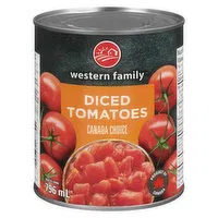 Western Family - Tomatoes - Diced, 796 Millilitre