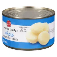 Western Family - Whole Water Chestnuts