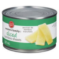 Western Family - Sliced Bamboo Shoots, 227 Millilitre