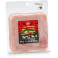 Western Family - Sliced Cooked Ham, 375 Gram