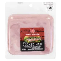 Western Family - Sliced Cooked Ham, 175 Gram